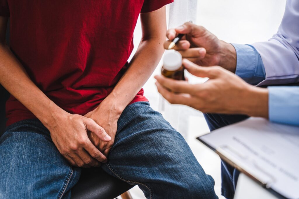 STIs That Cause Infertility In Men | Broadgate GP man receiving treatment for sti