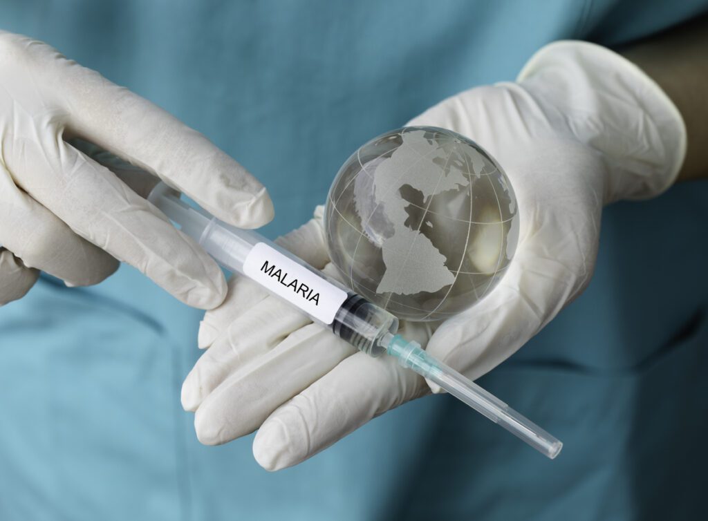 worldwide malaria impact concept